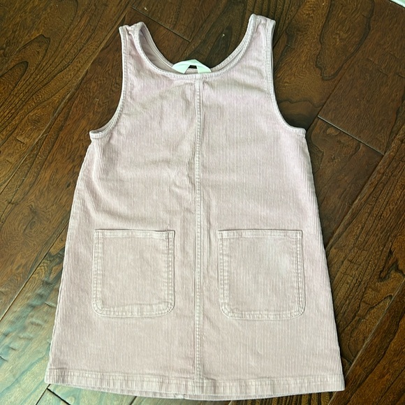 H&M size 7 corduroy pink dress - Picture 2 of 2